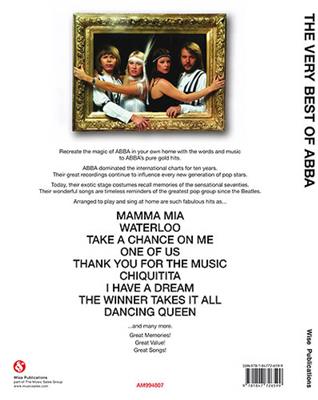 ABBA: The Very Best Of Abba: Piano, Voix & Guitare