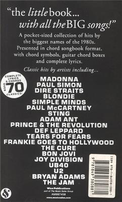 The Little Black Songbook: 80s Hits: Mélodie, Paroles et Accords