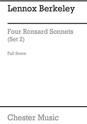 Lennox Berkeley: Four Ronsard Sonnets Op.62 (Miniature Score): Chœur Mixte et Ensemble