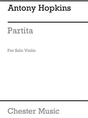 Antony Hopkins: Partita In G Minor Solo Violin: Solo pour Violons