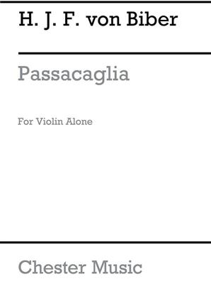 Heinrich Ignaz Franz Biber: Passacaglia: Solo pour Violons