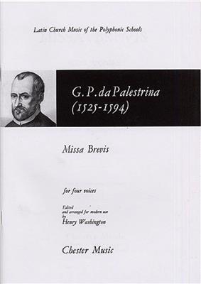 Giovanni Palestrina: Missa Brevis: Chœur Mixte et Accomp.