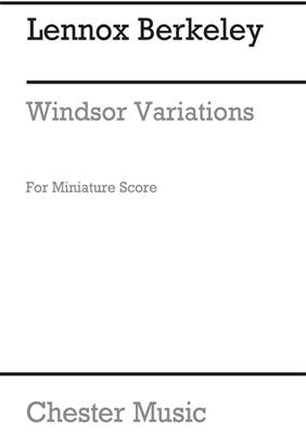 Lennox Berkeley: Windsor Variations Op.75 (Miniature Score): Orchestre Symphonique