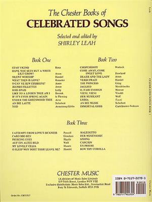 The Chester Book Of Celebrated Songs - Book One: Chant et Piano