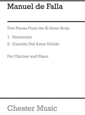 Manuel de Falla: Two Pieces from El Amor Brujo: Solo pour Clarinette