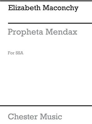 Elizabeth Maconchy: Propheta Mendax: Voix Hautes et Accomp.
