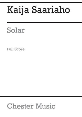 Kaija Saariaho: Solar: Orchestre et Solo