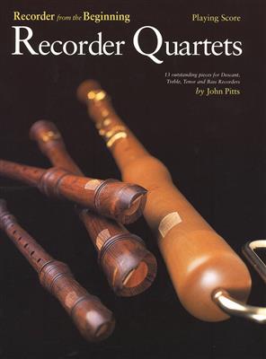 Recorder From The Beginning Quartets Score: (Arr. John Pitts): Flûte à Bec (Ensemble)