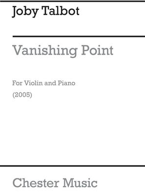 Joby Talbot: Vanishing Point (Violin/Piano): Violon et Accomp.