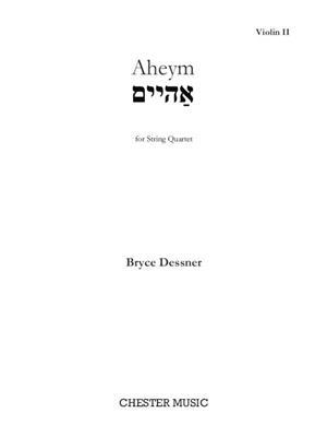 Bryce Dessner: Aheym for String Quartet: Quatuor à Cordes