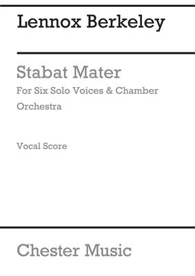 Lennox Berkeley: Stabat Mater: Chœur Mixte et Piano/Orgue