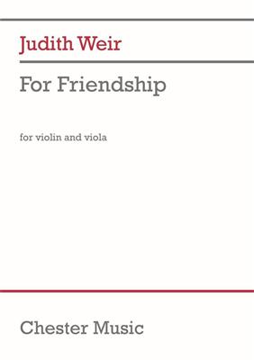 Judith Weir: For Friendship: Duo pour Cordes Mixte