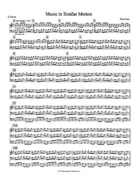 Philip Glass: Music In Similar Motion: Ensemble de Chambre