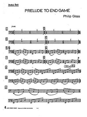 Philip Glass: Prelude To 'Endgame': Contrebasse et Accomp.