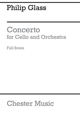 Philip Glass: Concerto For Cello And Orchestra: Orchestre et Solo
