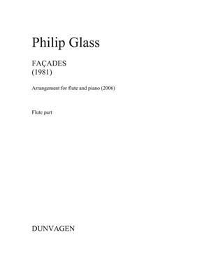 Philip Glass: Facades: Flûte Traversière et Accomp.