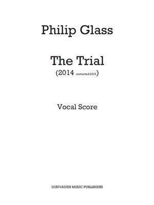 Philip Glass: The Trial: Chœur Mixte et Ensemble