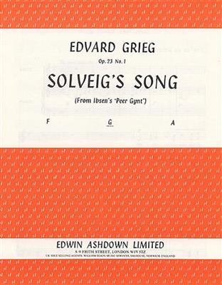 Edvard Grieg: Solveig's Song: Chant et Piano