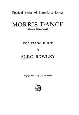 Alec Rowley: Morris Dance: Duo pour Pianos