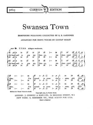 Gustav Holst: Swansea Town: Voix Basses et Accomp.