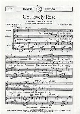 E Markham Lee: Go, Lovely Rose: Voix Hautes et Piano/Orgue