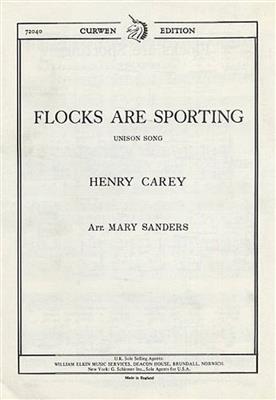 Henry Carey: Flocks Are Sporting: Chœur Mixte et Piano/Orgue