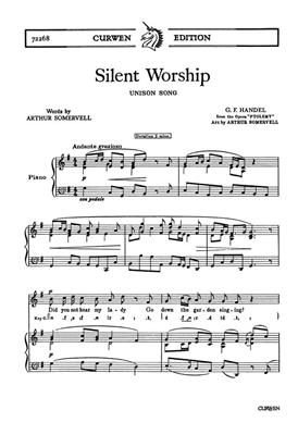 Georg Friedrich Händel: Silent Worship: Chœur Mixte et Piano/Orgue