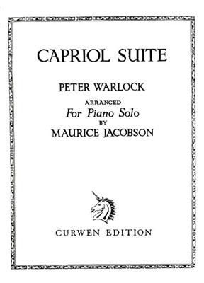 Peter Warlock: Capriol Suite: Solo de Piano