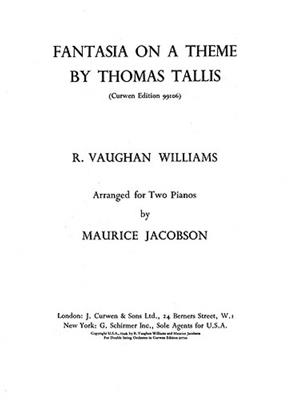 Ralph Vaughan Williams: Fantasia On A Theme By Thomas Tallis: (Arr. Maurice Jacobson): Duo pour Pianos