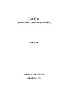 Jo Kondo: High Song: Ensemble de Chambre