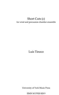 Luís Tinoco: Short Cuts: Vents (Ensemble)