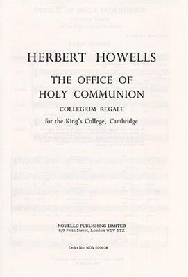 Herbert Howells: Communion Service (Collegium Regale): Chœur Mixte et Piano/Orgue