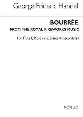 Georg Friedrich Händel: Bourree From The Fireworks Music (Flt/Des Rec 1): Vents (Ensemble)