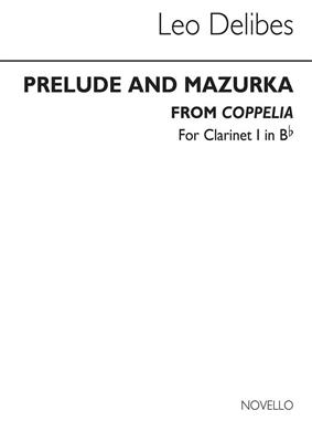 Léo Delibes: Prelude & Mazurka (Cobb) Clt 1: Solo pour Clarinette