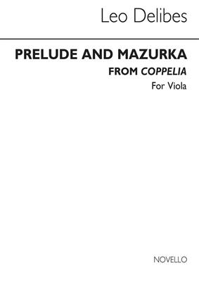Léo Delibes: Prelude & Mazurka (Cobb) Vla: Solo pour Alto
