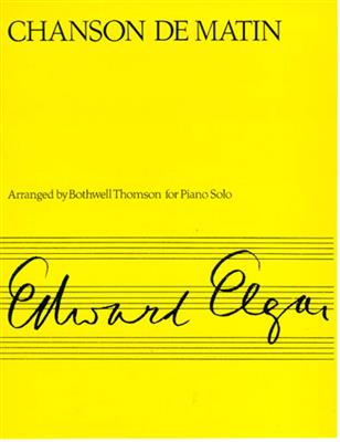 Edward Elgar: Chanson de Matin Op.15 No.2: Solo de Piano