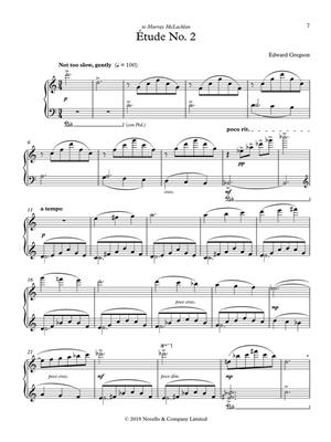 Edward Gregson: Three Études: Solo de Piano
