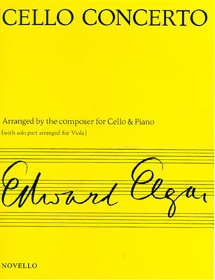 Edward Elgar: Concerto For Cello Op.85: Alto et Accomp.