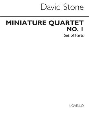 David Stone: Miniature Quartet No.1 Parts: Cordes (Ensemble)