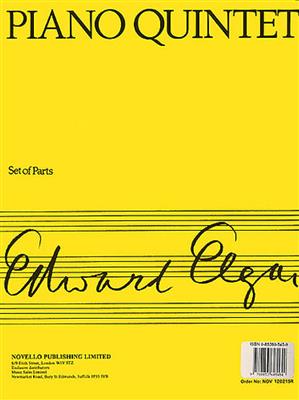 Edward Elgar: Piano Quintet Op.84: Quintette pour Pianos