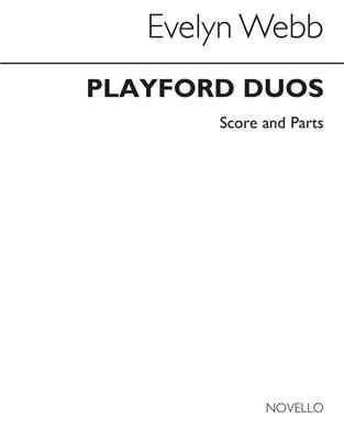 Evelyn Webb: Playford Duos: Flûte à Bec (Ensemble)