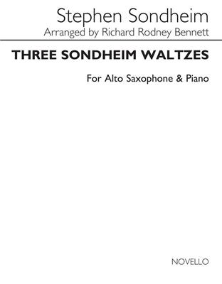 Richard Rodney Bennett: Three Sondheim Waltzes: Saxophone Alto et Accomp.