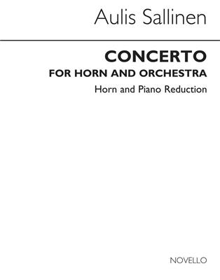 Aulis Sallinen: Horn Concerto (Horn/Piano Reduction): Cor Français et Accomp.