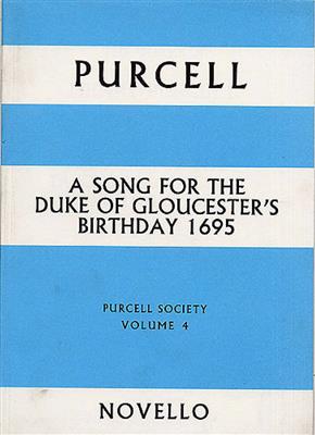 Henry Purcell: Purcell Society Volume 4: Chœur Mixte et Ensemble