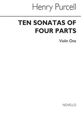 Henry Purcell: Ten Sonatas Of Four Parts For Violin 1: Solo pour Violons