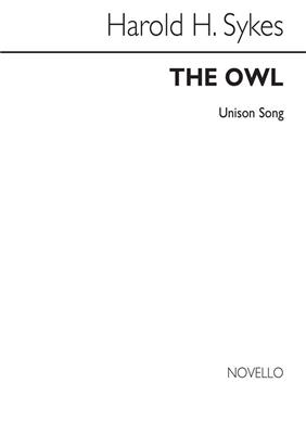 Harold H. Sykes: The Owl: Chœur Mixte et Accomp.