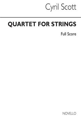 Cyril Scott: String Quartet No.1: Quatuor à Cordes