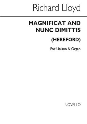 Richard H. Lloyd: Magnificat And Nunc Dimittis (Hereford): Chant et Piano