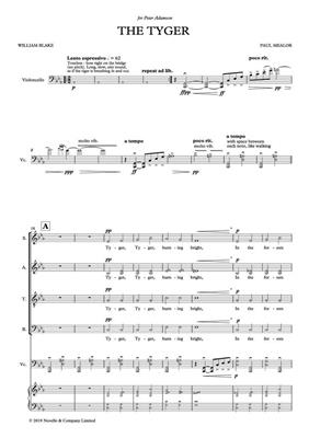 Paul Mealor: The Tyger (Score): Chœur Mixte et Accomp.