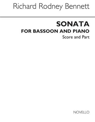 Richard Rodney Bennett: Sonata For Bassoon And Piano: Basson et Accomp.